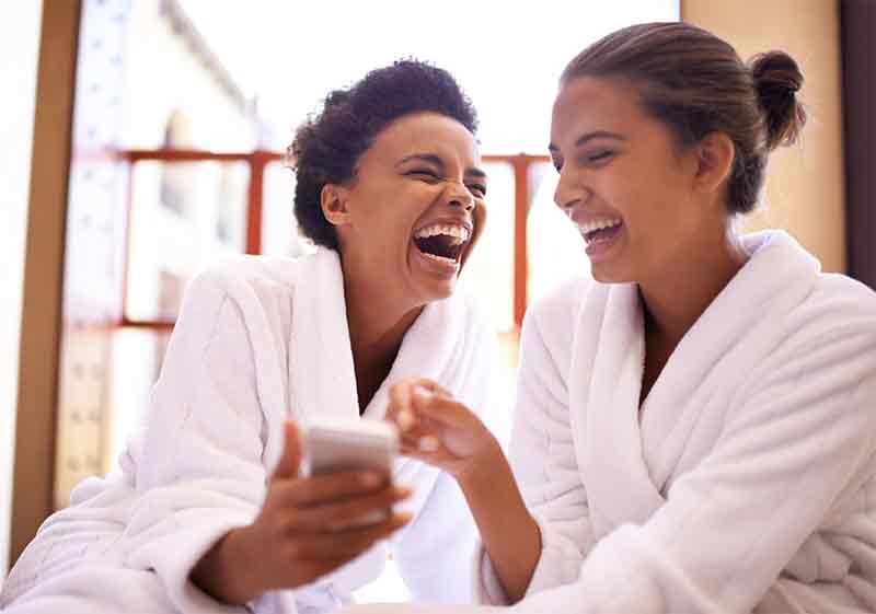 Day Spa Package Ethereal Day Spa - two women laughing