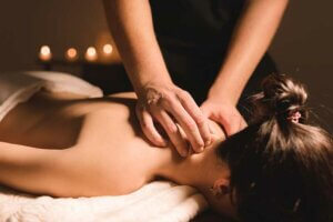 Greenwood Village massage Ethereal Day Spa - woman getting massage