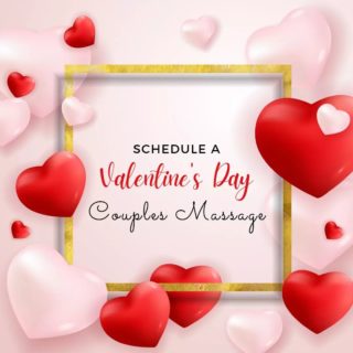 TOGETHER is a great place to be!
Schedule a 60 or 90 minute couples Valentine's Day massage. ❤
720.200.4255