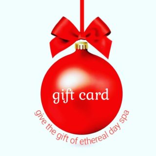 Can't decide? 🎄
An Ethereal Day Spa Gift Card can be made up for any amount and can be used for any service!
It's the perfect gift for your special someone, for mom or dad, grandma, grandpa, your favorite teacher, a friend, your son or daughter, or whoever else you need a great gift for.
Call us!  We can make up as many as you need and have them ready to go! 🎁 720.200.4255